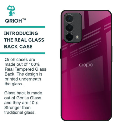 Pink Burst Glass Case for Oppo F19