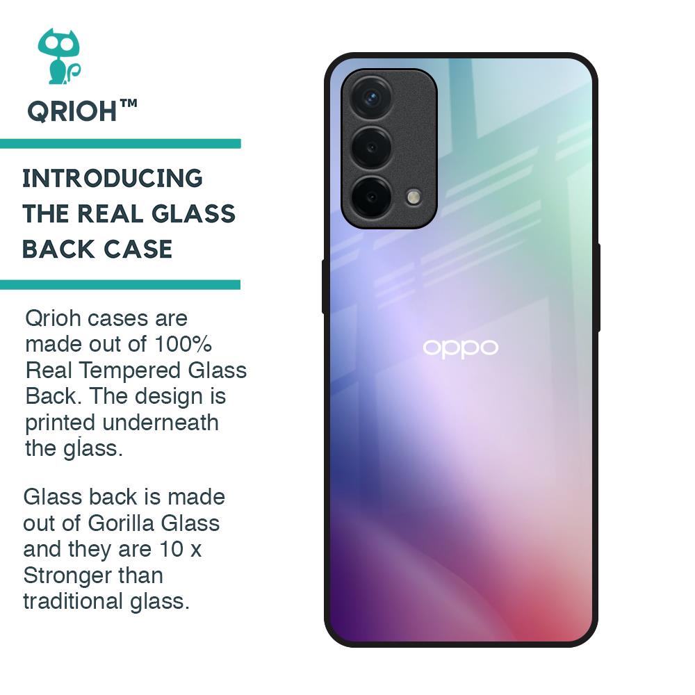 Abstract Holographic Glass Case for Oppo F19