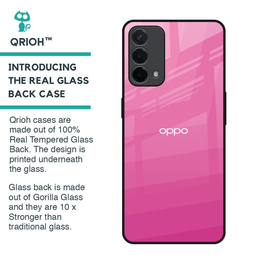 Pink Ribbon Caddy Glass Case for Oppo F19