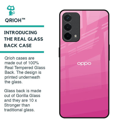 Pink Ribbon Caddy Glass Case for Oppo F19