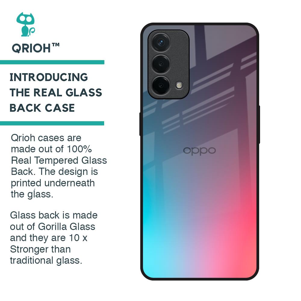 Rainbow Laser Glass Case for Oppo F19