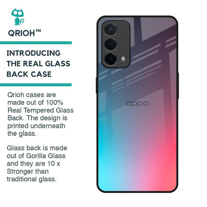 Rainbow Laser Glass Case for Oppo F19