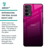Purple Ombre Pattern Glass Case for Oppo F19