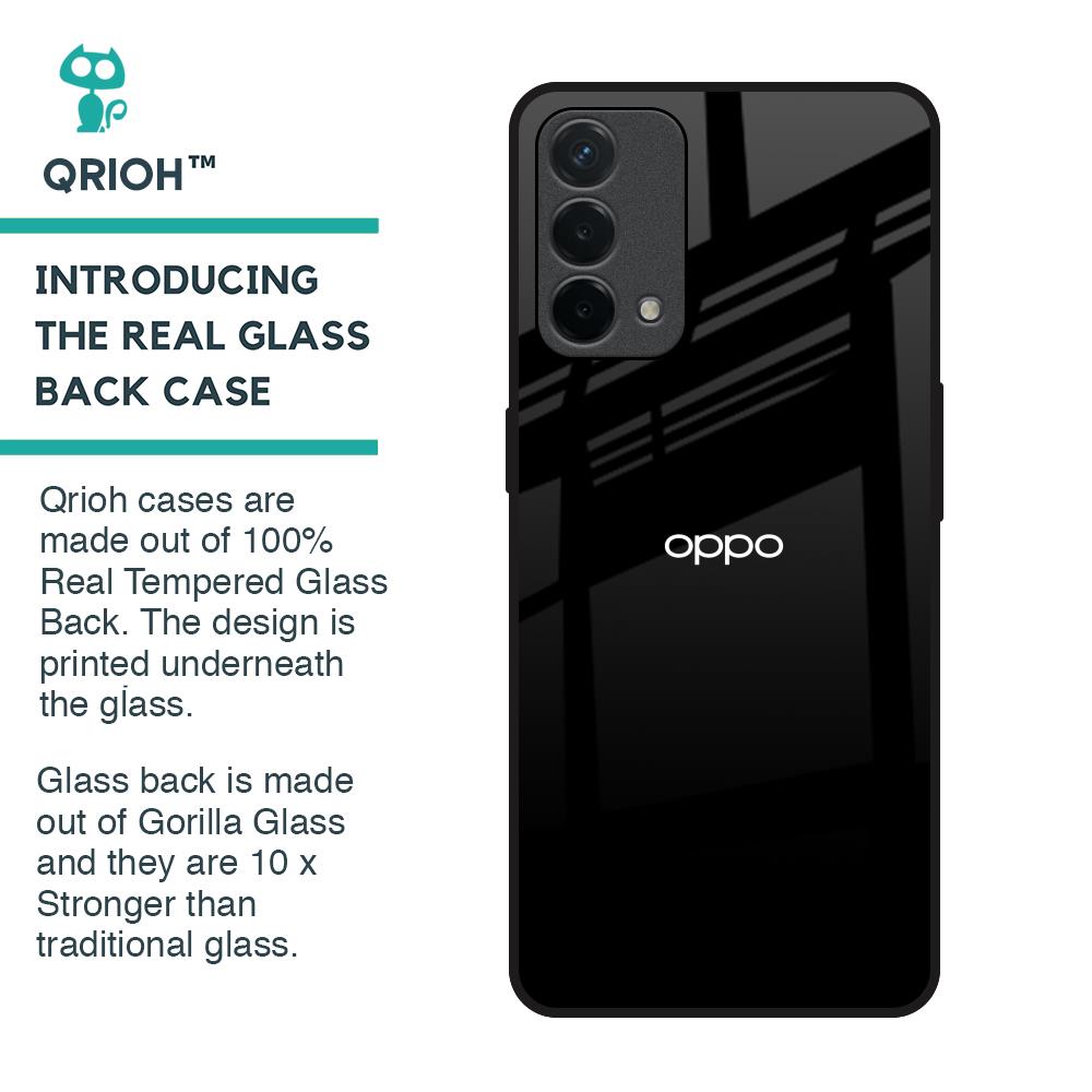 Jet Black Glass Case for Oppo F19