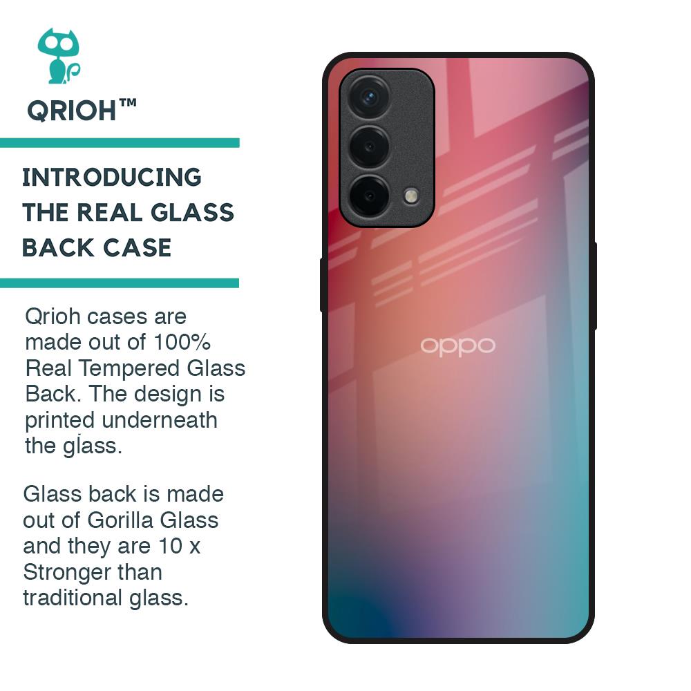 Dusty Multi Gradient Glass Case for Oppo F19