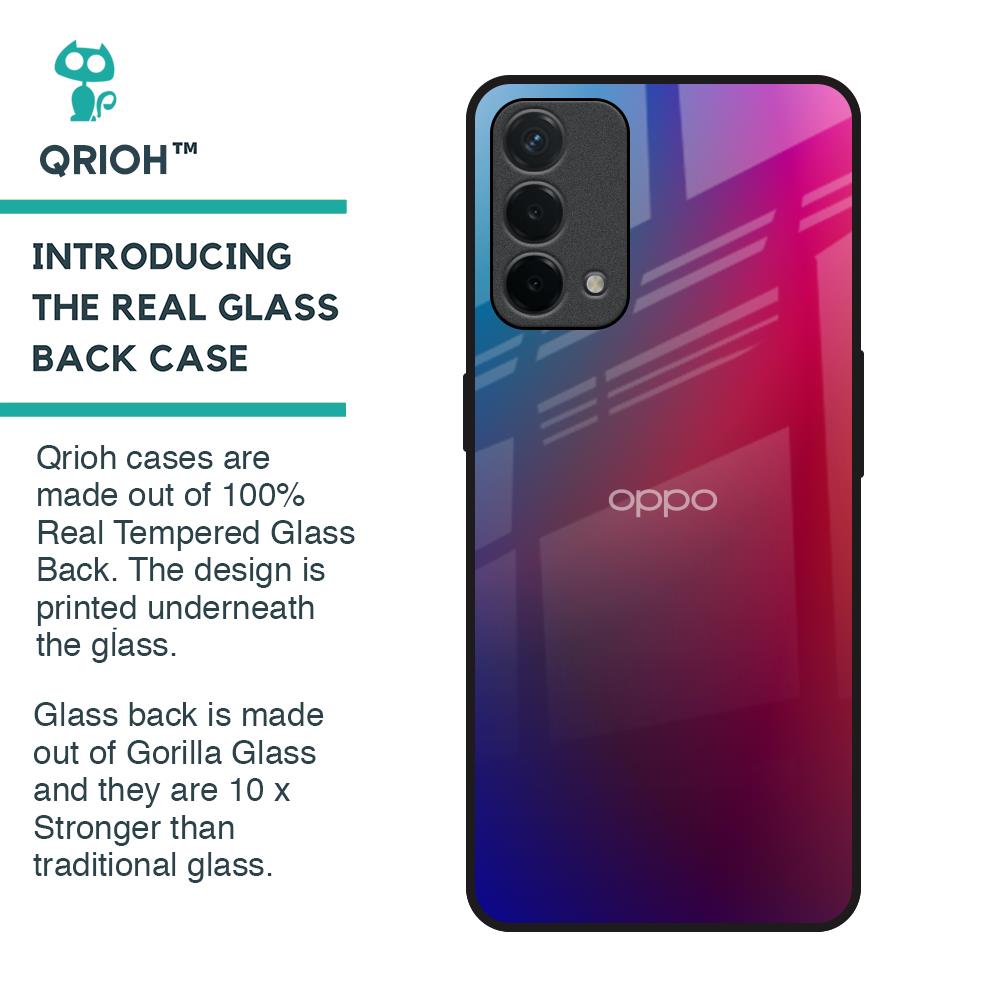 Magical Color Shade Glass Case for Oppo F19