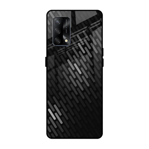 Dark Abstract Pattern Oppo F19 Glass Cases & Covers Online