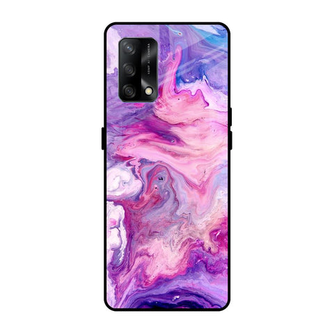 Cosmic Galaxy Oppo F19 Glass Cases & Covers Online