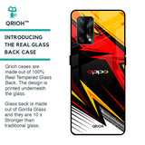 Race Jersey Pattern Glass Case For Oppo F19