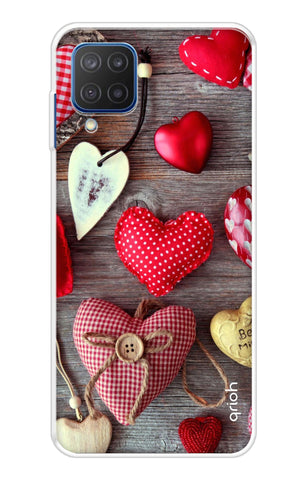 Valentine Hearts Samsung Galaxy F12 Back Cover