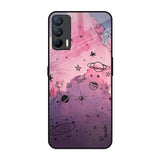 Space Doodles Realme X7 Glass Back Cover Online