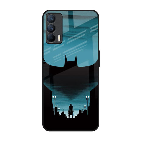 Cyan Bat Realme X7 Glass Back Cover Online