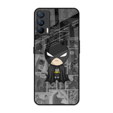 Cartoon Art Realme X7 Glass Back Cover Online