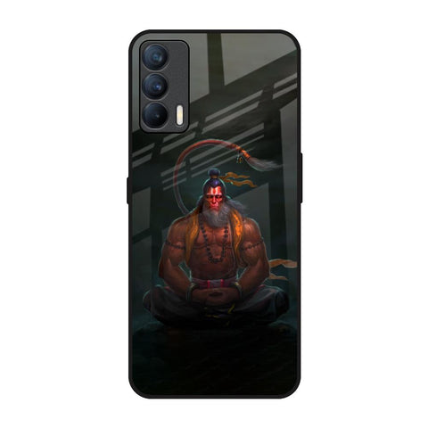 Lord Hanuman Animated Realme X7 Glass Back Cover Online