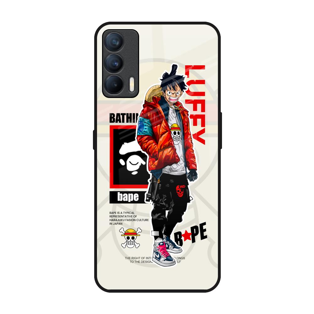 Bape Luffy Realme X7 Glass Back Cover Online