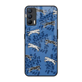 Blue Cheetah Realme X7 Glass Back Cover Online