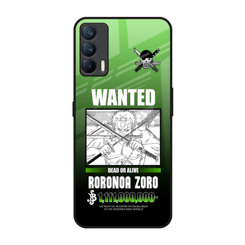 Zoro Wanted Realme X7 Glass Back Cover Online