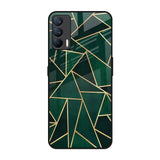 Abstract Green Realme X7 Glass Back Cover Online