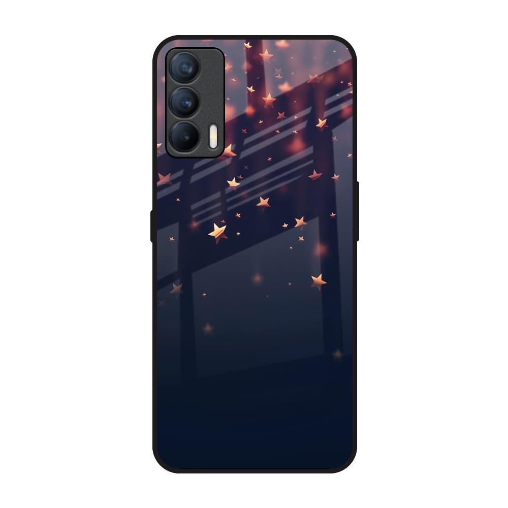 Falling Stars Realme X7 Glass Back Cover Online