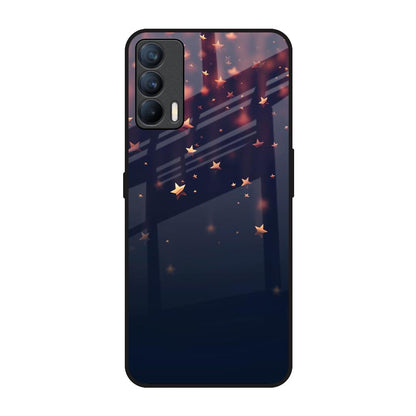 Falling Stars Realme X7 Glass Back Cover Online