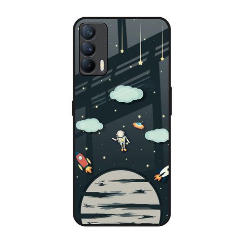 Astronaut Dream Realme X7 Glass Back Cover Online