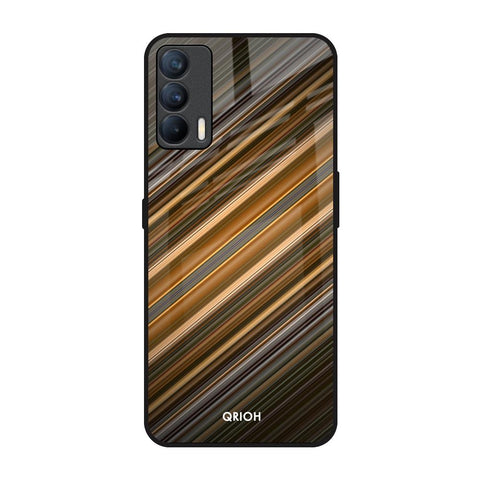 Diagonal Slash Pattern Realme X7 Glass Back Cover Online