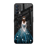 Queen Of Fashion Realme X7 Glass Back Cover Online