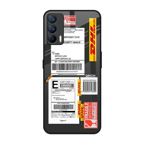 Cool Barcode Label Realme X7 Glass Back Cover Online