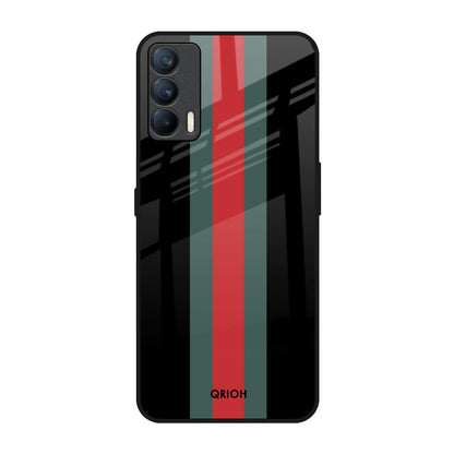 Vertical Stripes Realme X7 Glass Back Cover Online