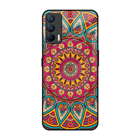 Elegant Mandala Realme X7 Glass Back Cover Online
