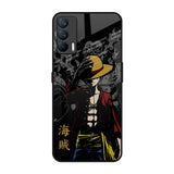 Dark Luffy Realme X7 Glass Back Cover Online