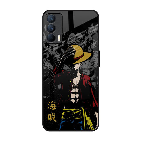 Dark Luffy Realme X7 Glass Back Cover Online