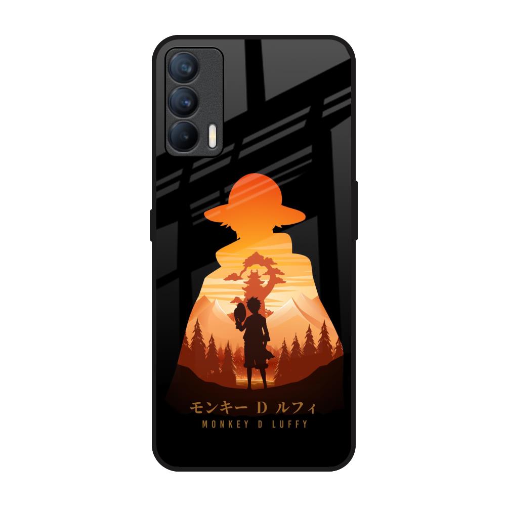 Luffy One Piece Realme X7 Glass Back Cover Online