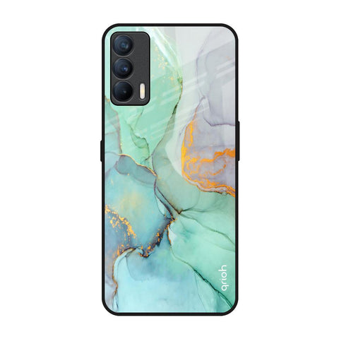 Green Marble Realme X7 Glass Back Cover Online