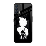 Monochrome Goku Realme X7 Glass Back Cover Online
