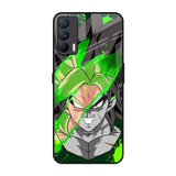 Anime Green Splash Realme X7 Glass Back Cover Online