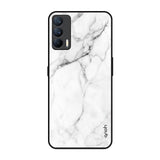 Modern White Marble Realme X7 Glass Back Cover Online