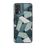 Abstact Tiles Realme X7 Glass Back Cover Online