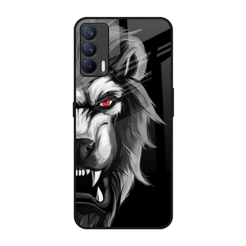 Wild Lion Realme X7 Glass Back Cover Online