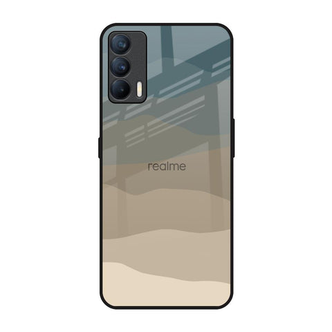 Abstract Mountain Pattern Realme X7 Glass Back Cover Online