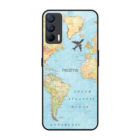 Fly Around The World Realme X7 Glass Back Cover Online