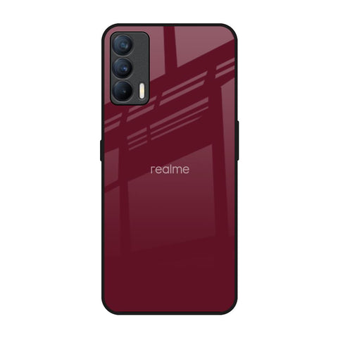 Classic Burgundy Realme X7 Glass Back Cover Online