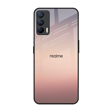 Golden Mauve Realme X7 Glass Back Cover Online