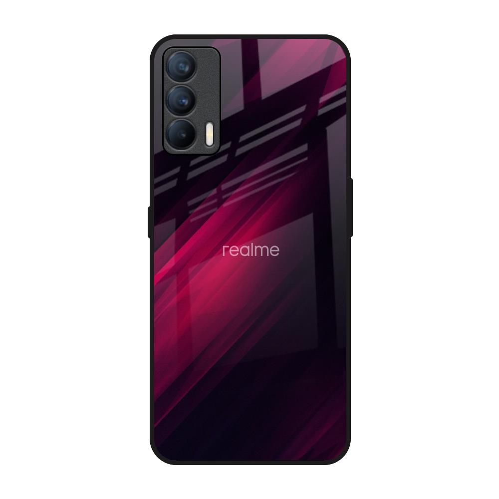 Razor Black Realme X7 Glass Back Cover Online