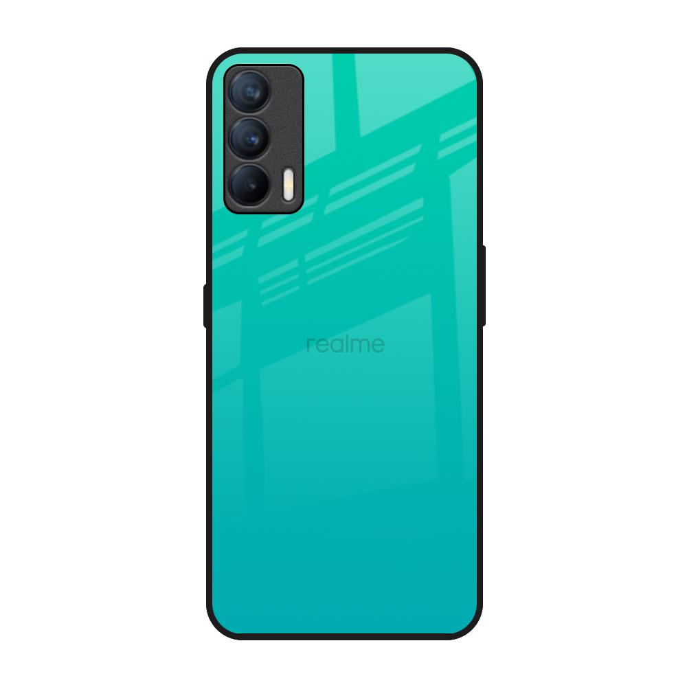 Cuba Blue Realme X7 Glass Back Cover Online