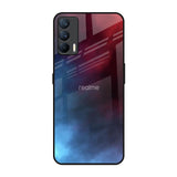 Smokey Watercolor Realme X7 Glass Back Cover Online