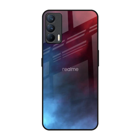 Smokey Watercolor Realme X7 Glass Back Cover Online