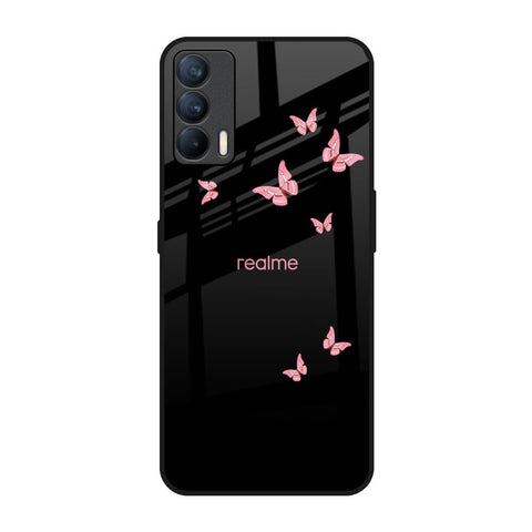 Fly Butterfly Realme X7 Glass Back Cover Online