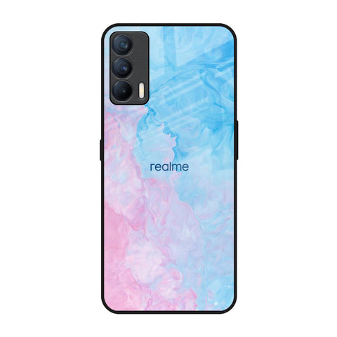 Mixed Watercolor Realme X7 Glass Back Cover Online