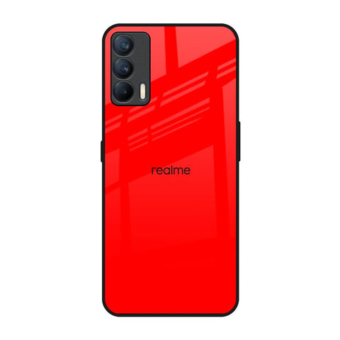 Blood Red Realme X7 Glass Back Cover Online